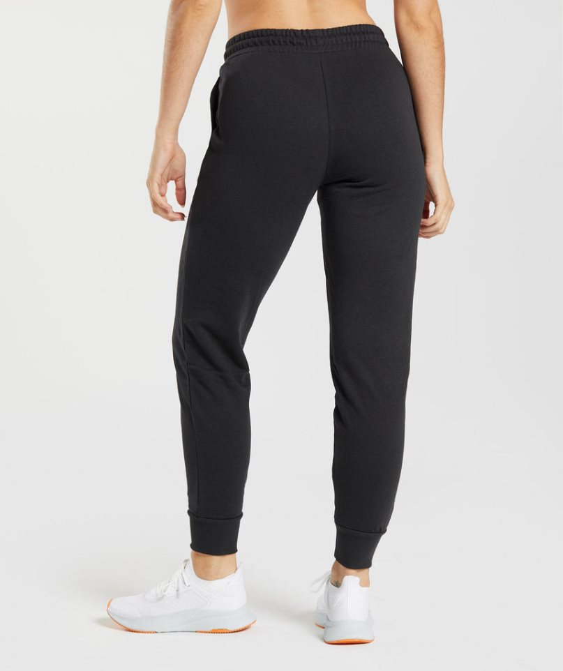 Gymshark Tränings Mjukisbyxor Dam Svarta | SE-43012P