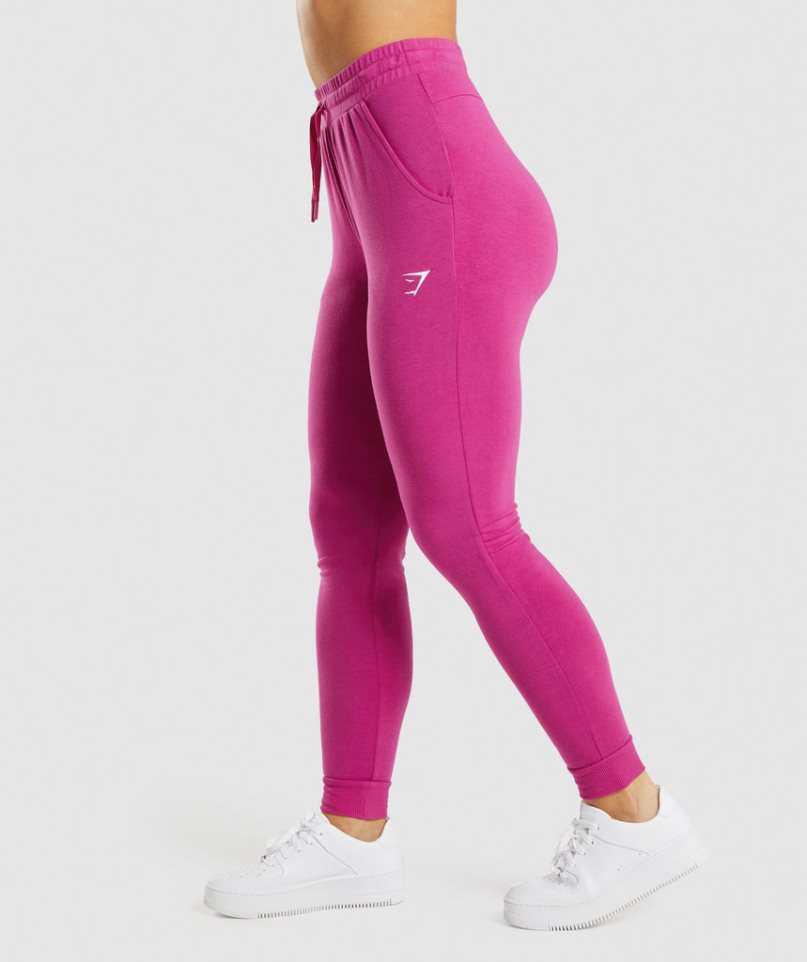 Gymshark Tränings Pippa Mjukisbyxor Dam Fuchsia | SE-09325Q