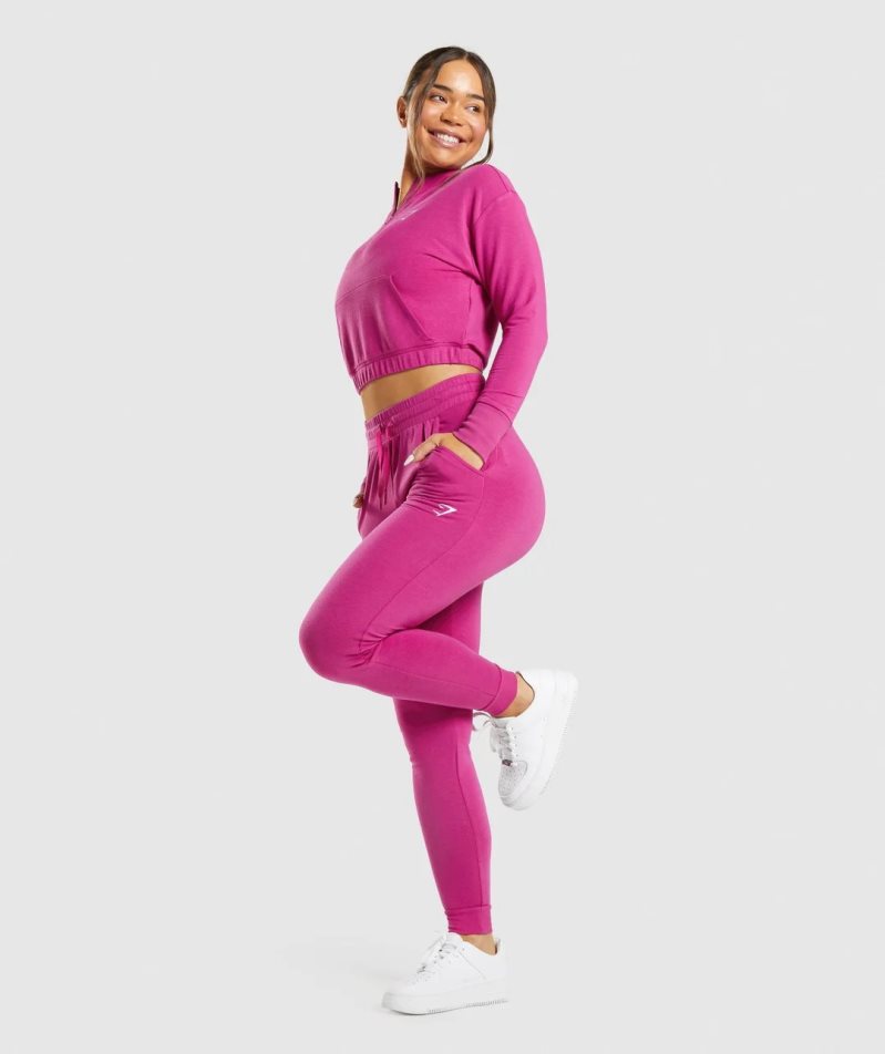 Gymshark Tränings Pippa Mjukisbyxor Dam Fuchsia | SE-09325Q