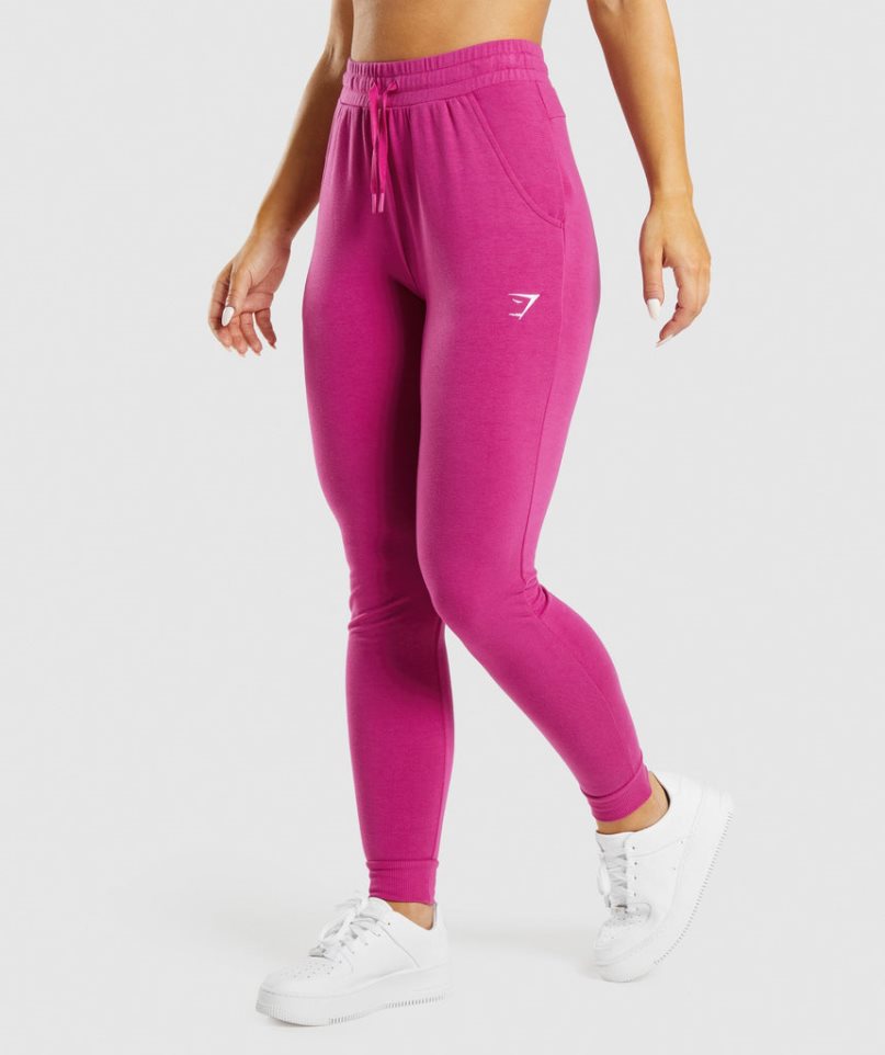 Gymshark Tränings Pippa Mjukisbyxor Dam Fuchsia | SE-09325Q