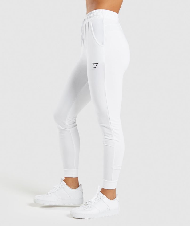 Gymshark Tränings Pippa Mjukisbyxor Dam Vita | SE-96217U