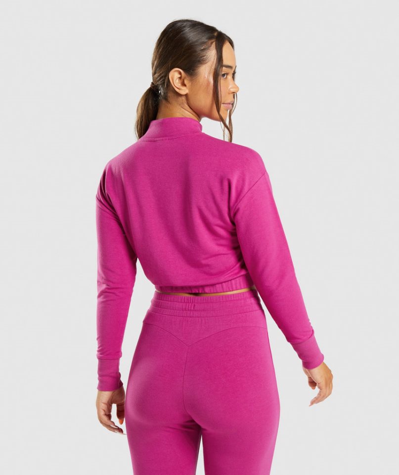 Gymshark Tränings Pippa Tröjor Dam Rosa | SE-14687W