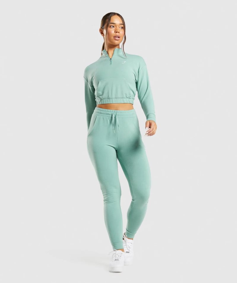 Gymshark Tränings Pippa Tröjor Dam Turkos | SE-70395A