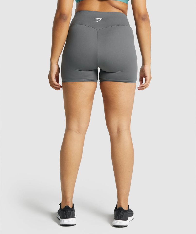 Gymshark Tränings Shorts Dam Grå | SE-54218B