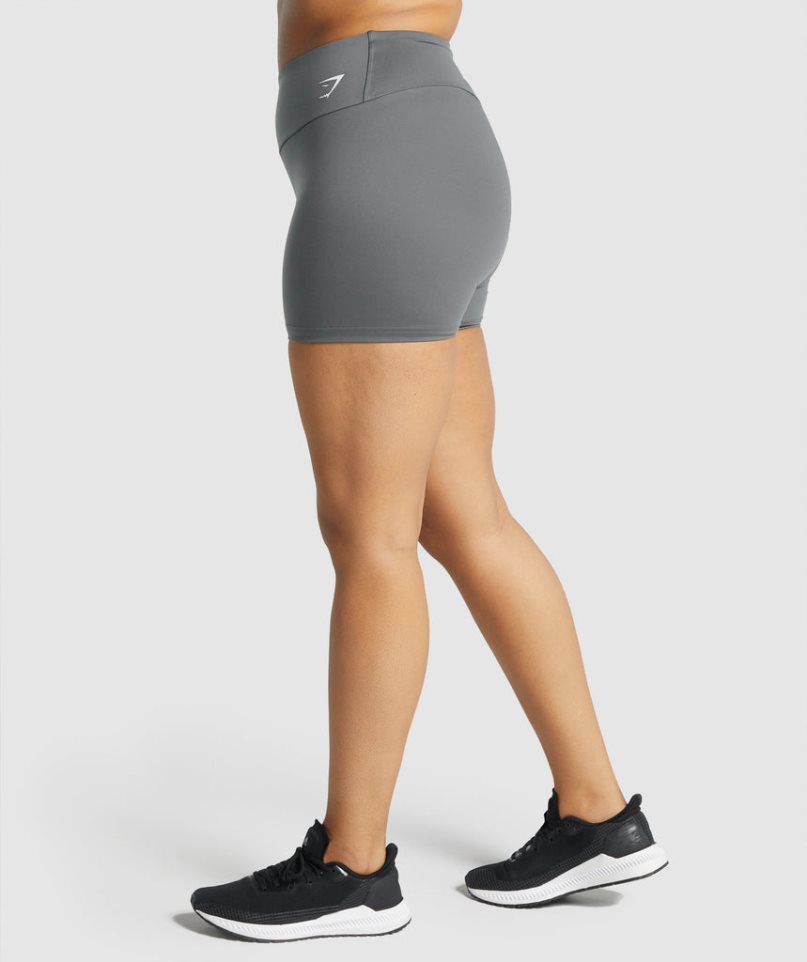 Gymshark Tränings Shorts Dam Grå | SE-54218B