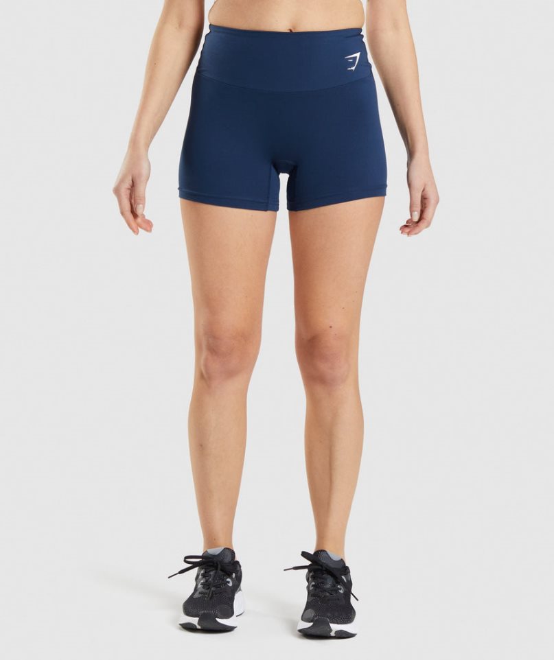 Gymshark Tränings Shorts Dam Marinblå | SE-06438Q