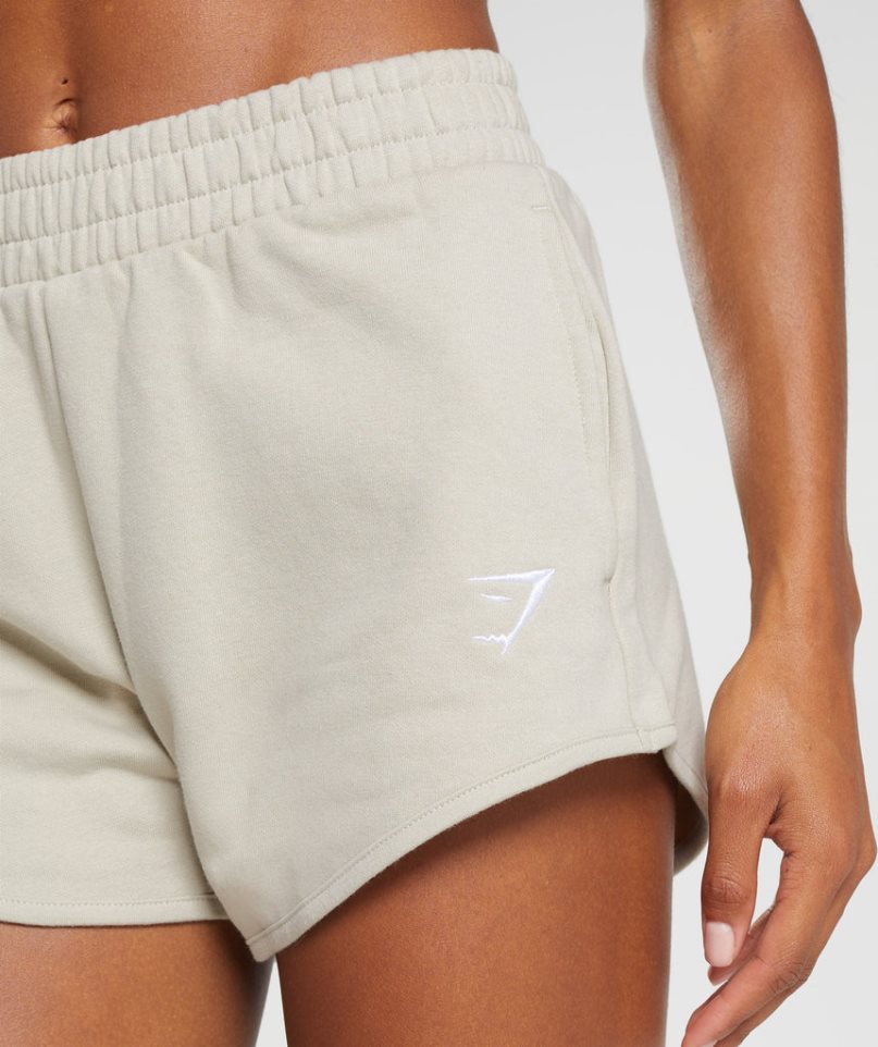 Gymshark Tränings Sweat Shorts Dam Grå | SE-38170S