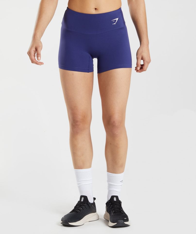 Gymshark Tränings Tight Shorts Dam Lila | SE-23158Z