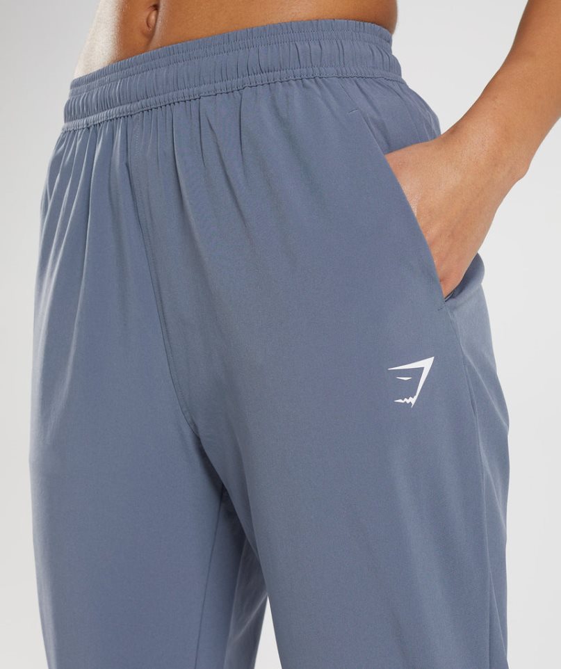 Gymshark Tränings Woven Mjukisbyxor Dam Blå | SE-60948S