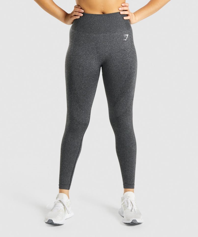 Gymshark Vital Seamless 2.0 Leggings Dam Grå | SE-02481Z