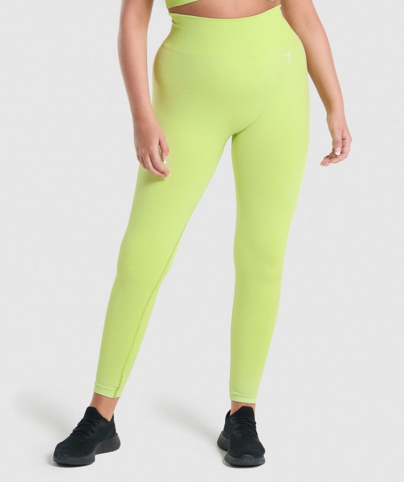 Gymshark Vital Seamless 2.0 Leggings Dam Gula | SE-81067K