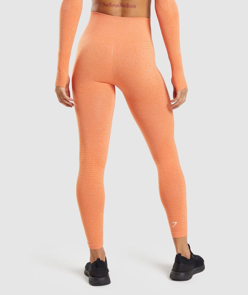 Gymshark Vital Seamless 2.0 Leggings Dam Orange | SE-83741M