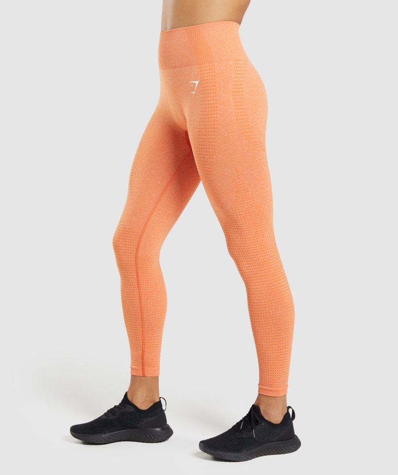 Gymshark Vital Seamless 2.0 Leggings Dam Orange | SE-83741M