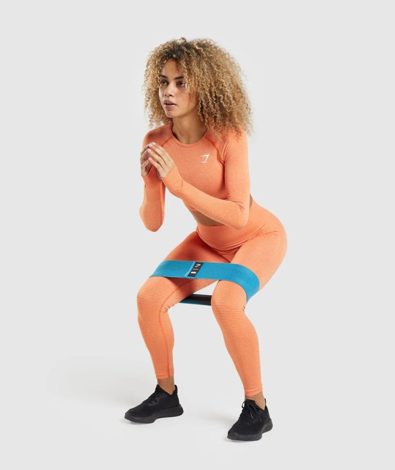 Gymshark Vital Seamless 2.0 Leggings Dam Orange | SE-83741M