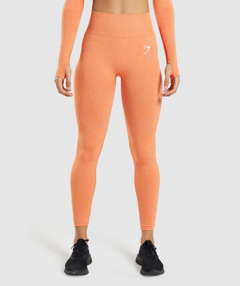 Gymshark Vital Seamless 2.0 Leggings Dam Orange | SE-83741M