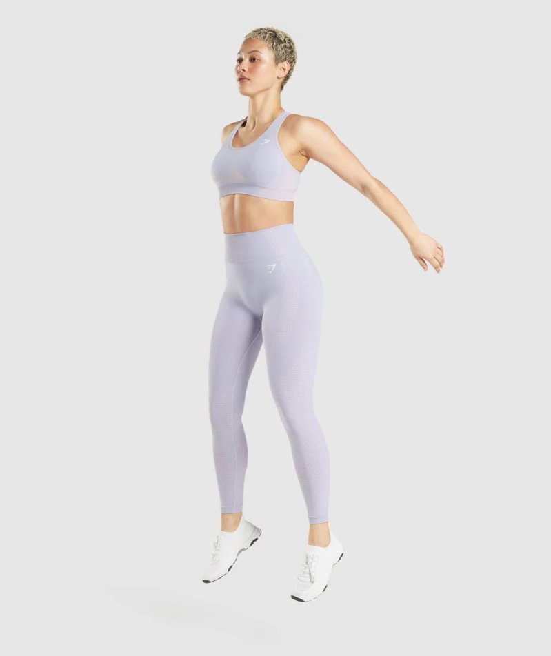 Gymshark Vital Seamless 2.0 Leggings Dam Ljusblå | SE-89256Z