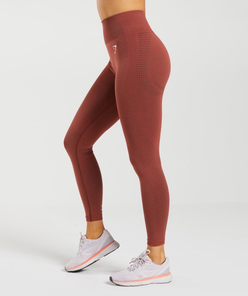 Gymshark Vital Seamless 2.0 Leggings Dam Bruna | SE-89316K