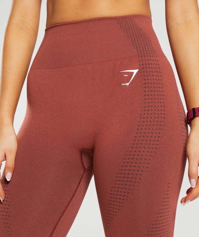 Gymshark Vital Seamless 2.0 Leggings Dam Bruna | SE-89316K