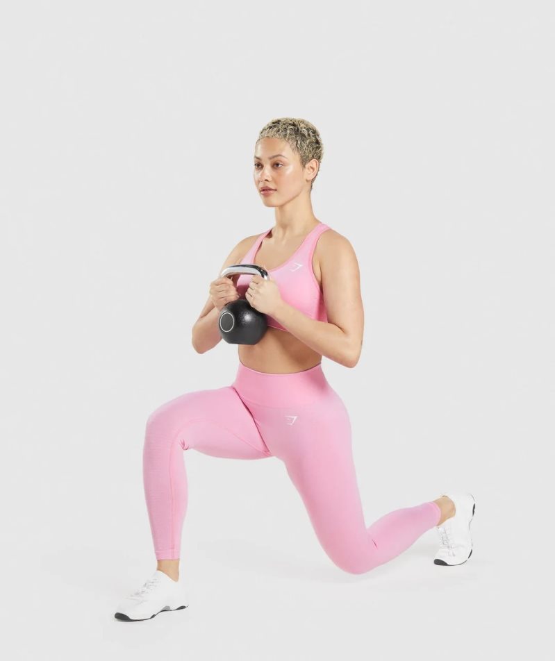 Gymshark Vital Seamless 2.0 Leggings Dam Rosa | SE-92681I