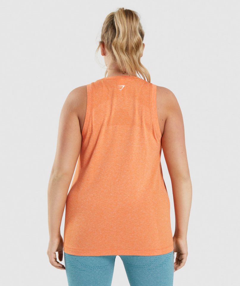 Gymshark Vital Seamless 2.0 Light Linnen Dam Orange | SE-23574B