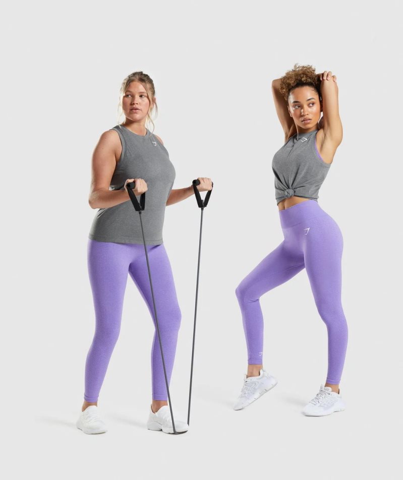 Gymshark Vital Seamless 2.0 Light Linnen Dam Grå | SE-86103S