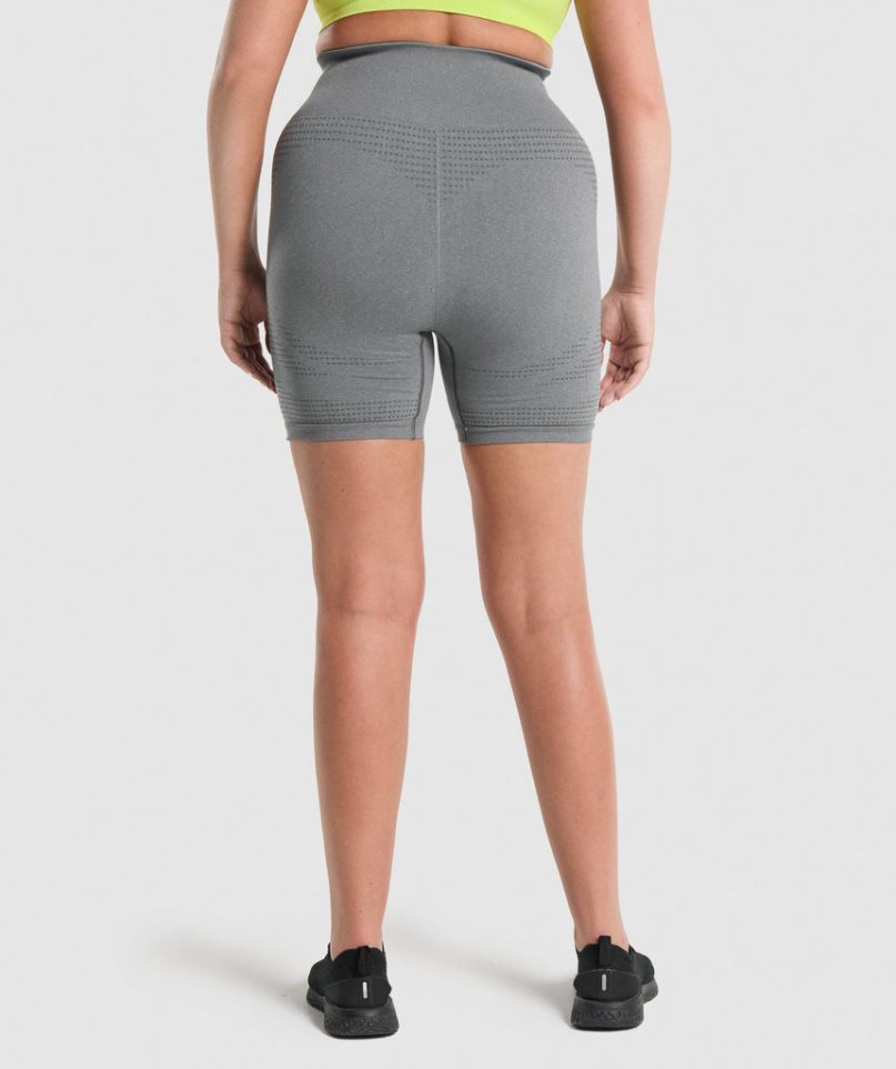 Gymshark Vital Seamless 2.0 Shorts Dam Grå | SE-30618C