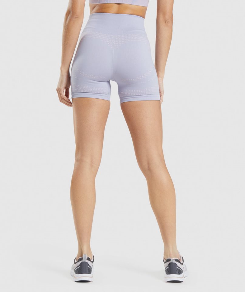 Gymshark Vital Seamless 2.0 Shorts Dam Ljusblå | SE-05637B