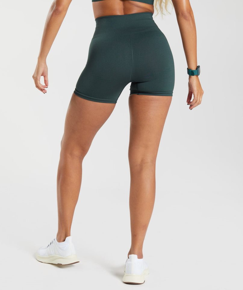 Gymshark Vital Seamless 2.0 Shorts Dam Mörkgröna | SE-10529N