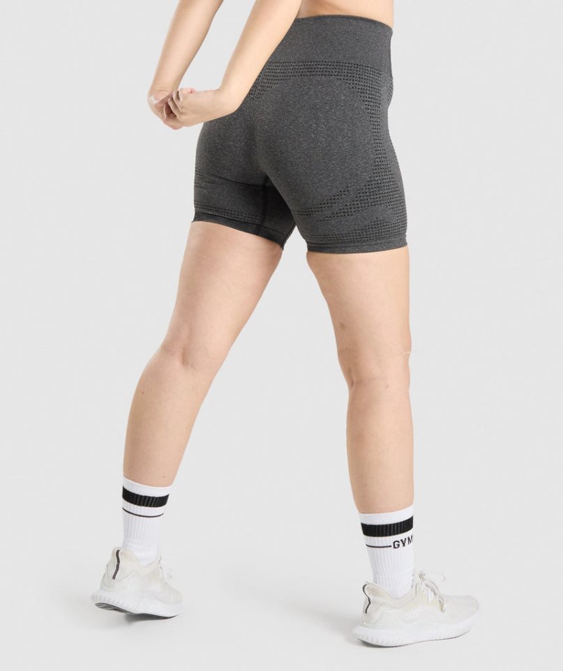 Gymshark Vital Seamless 2.0 Shorts Dam Mörkgrå | SE-85139Q