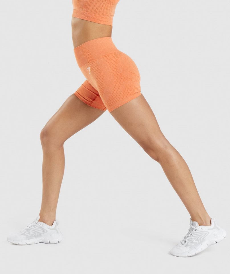 Gymshark Vital Seamless 2.0 Shorts Dam Orange | SE-94518T