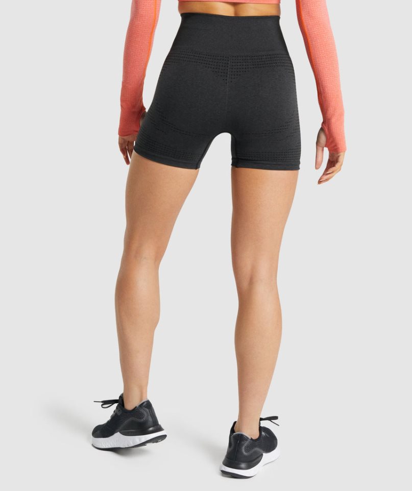 Gymshark Vital Seamless 2.0 Shorts Dam Svarta | SE-38592Z