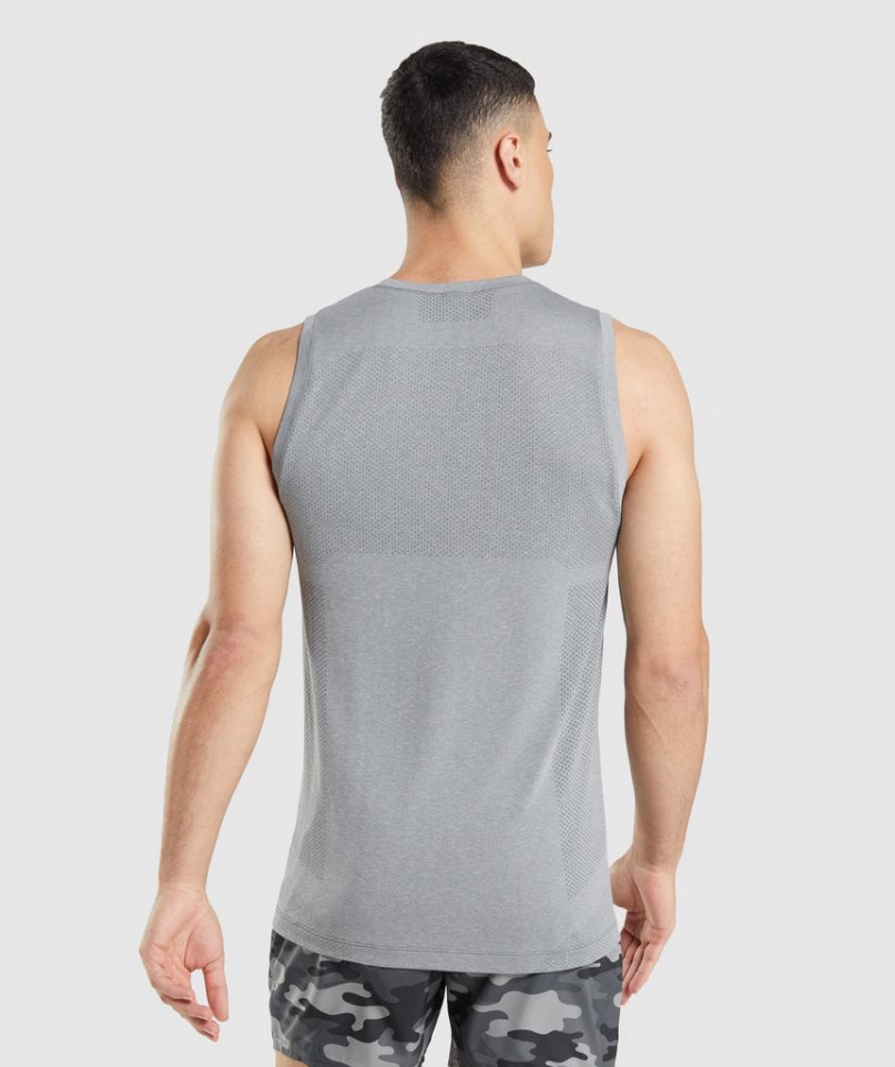 Gymshark Vital Seamless Light Linnen Herr Grå | SE-43702W