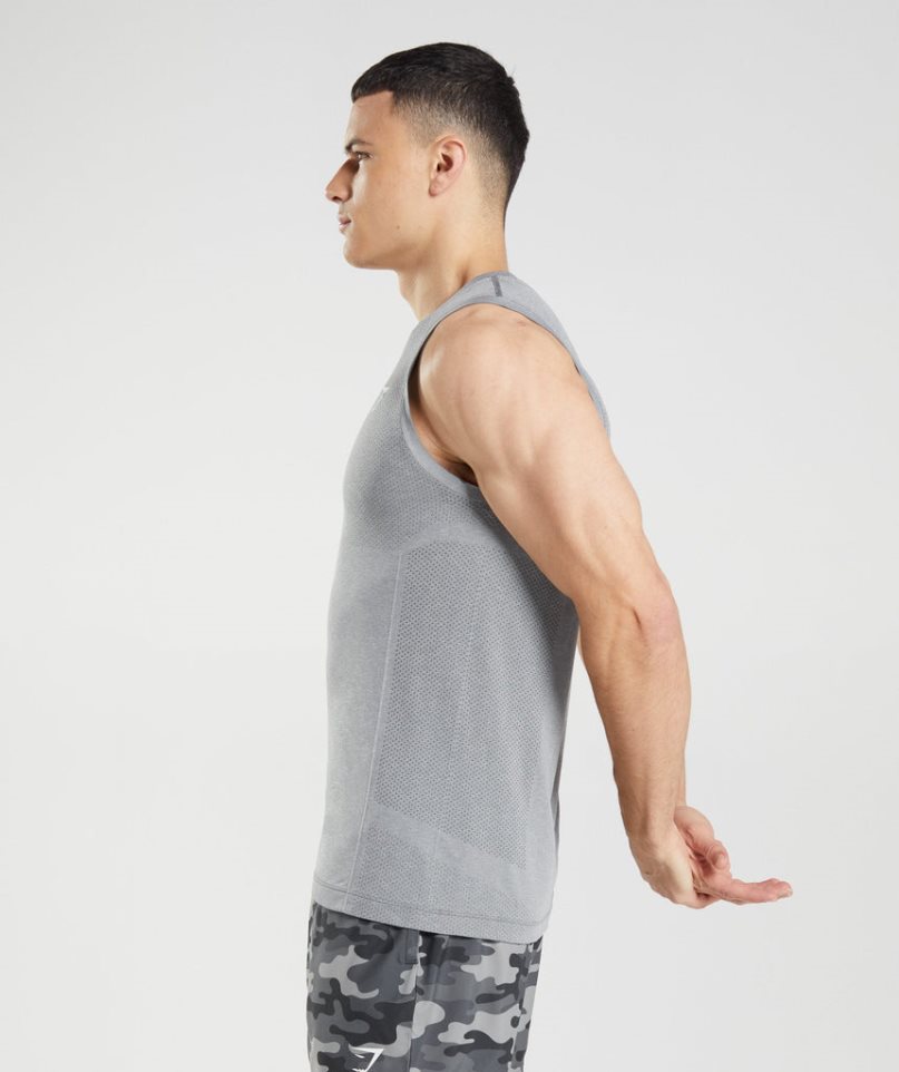 Gymshark Vital Seamless Light Linnen Herr Grå | SE-43702W