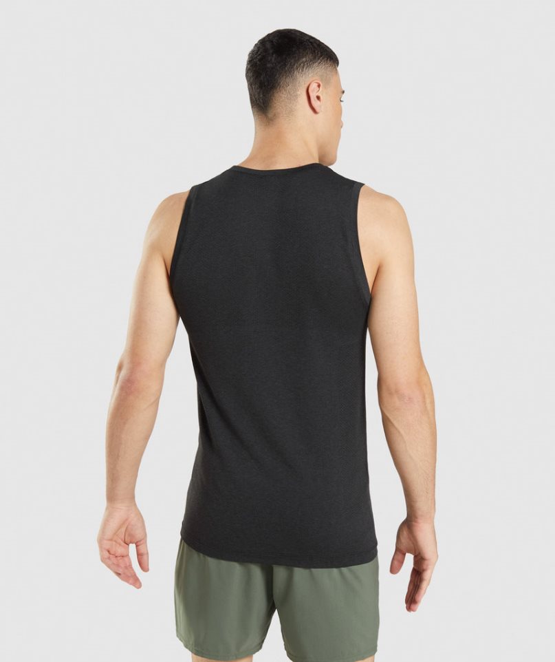 Gymshark Vital Seamless Light Linnen Herr Svarta | SE-89720J