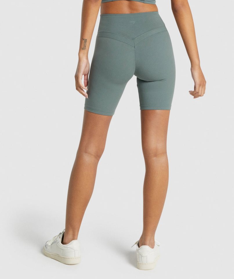 Gymshark Whitney Cycling Shorts Dam Gröna | SE-62145D