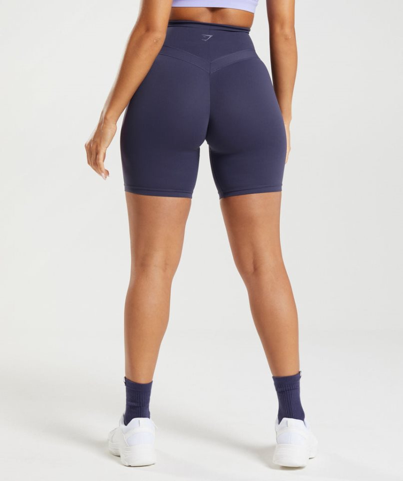 Gymshark Whitney Cycling Shorts Dam Marinblå | SE-04813N