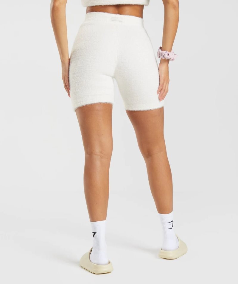 Gymshark Whitney Eyelash Knit Shorts Dam Vita | SE-67501C