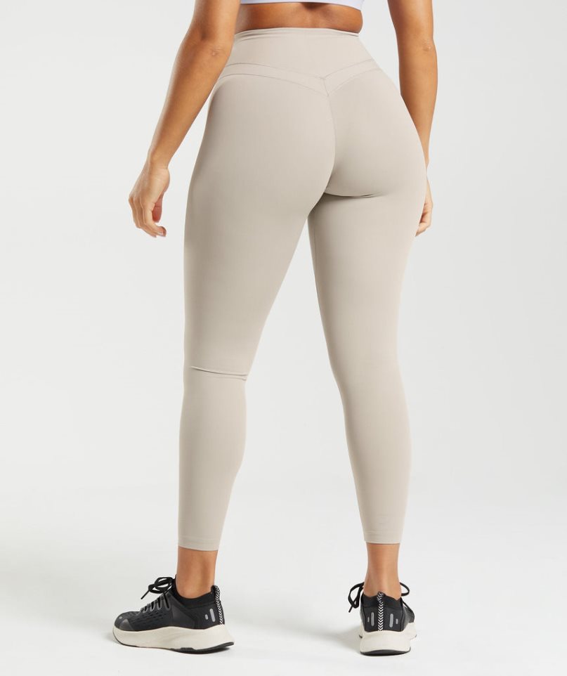 Gymshark Whitney High Rise Leggings Dam Ljusgrå | SE-32856V