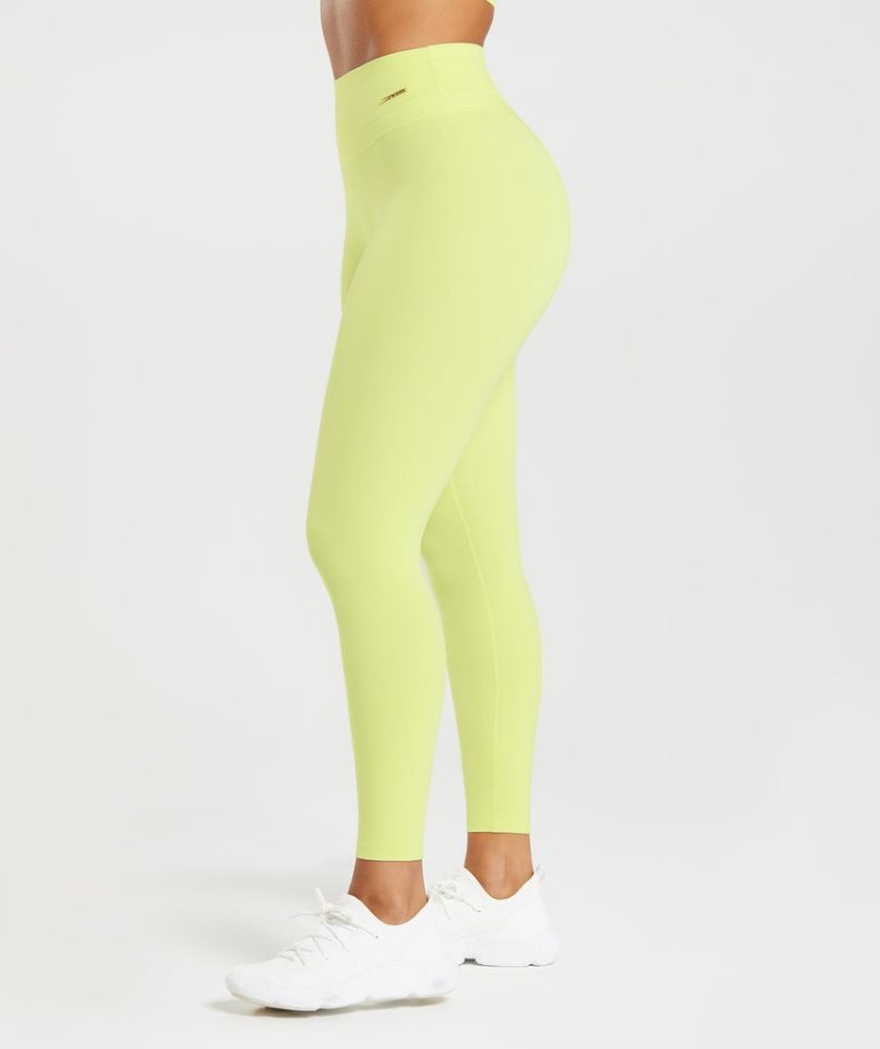 Gymshark Whitney High Rise Leggings Dam Gula | SE-54897G