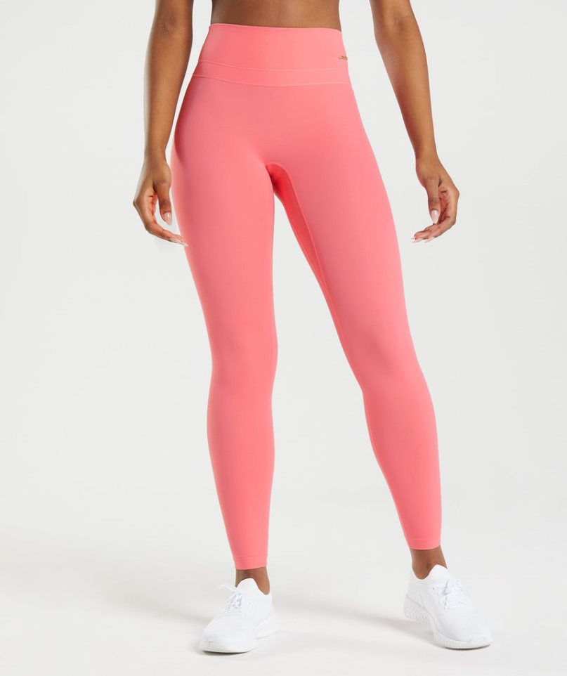 Gymshark Whitney High Rise Leggings Dam Rosa | SE-60482N