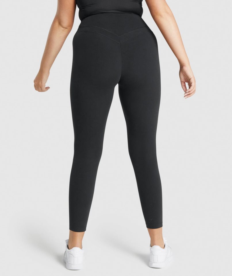 Gymshark Whitney High Rise Leggings Dam Svarta | SE-62530C