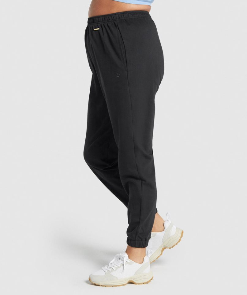 Gymshark Whitney Loose Mjukisbyxor Dam Svarta | SE-28973K