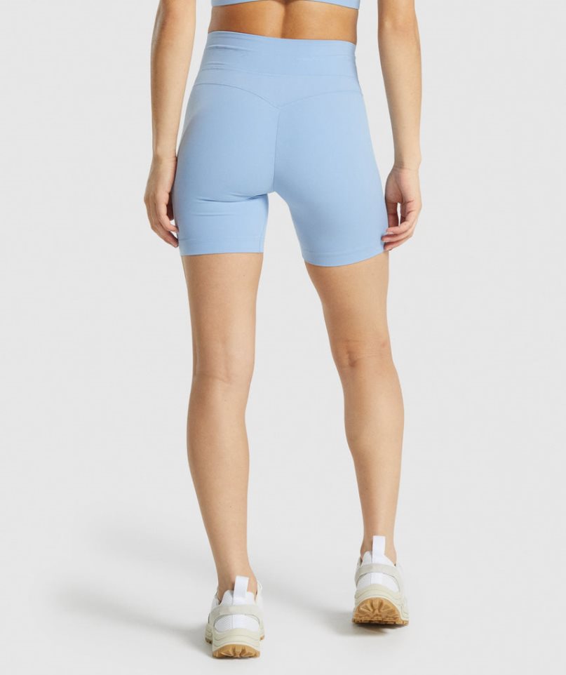 Gymshark Whitney Mesh Shorts Dam Blå | SE-52061H