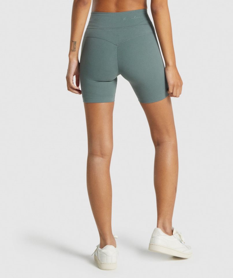 Gymshark Whitney Mesh Shorts Dam Gröna | SE-02164E